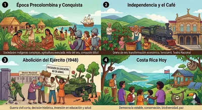Historia de Costa Rica: Un País Diferente
