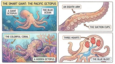 Amazing Animals: The Giant Pacific Octopus