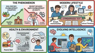 The Reversal of the Flynn Effect: Are IQ Scores Dropping?
