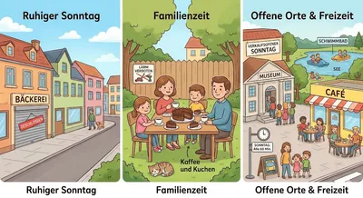 Sonntagsruhe in Deutschland: Ein Tag für die Pause