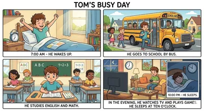 Tom's Busy Day
