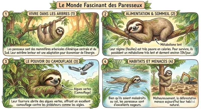 Le monde fascinant des paresseux