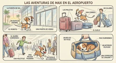 Un Perrito Travieso en el Aeropuerto