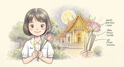 Visakha Bucha Day in Thailand