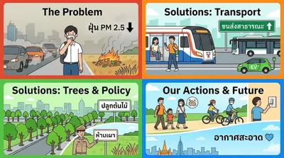 ความพยายามในการลดมลพิษทางอากาศในประเทศไทย