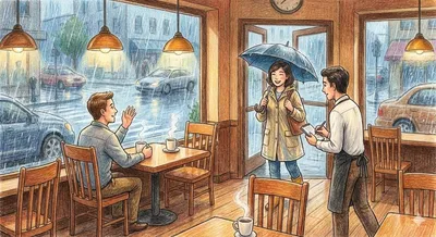 The Rainy Coffee Shop