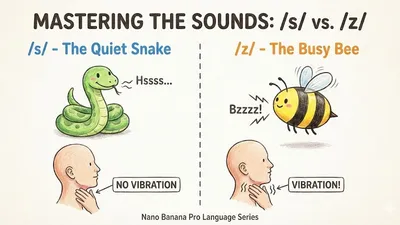 Pronunciation: /s/ vs /z/