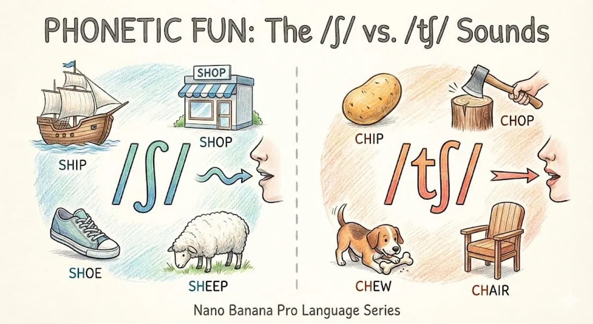 Pronunciation: SH vs CH