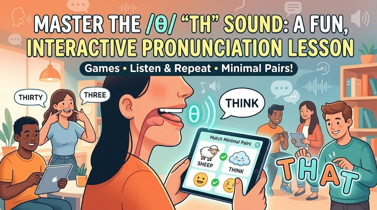 Mastering the Voiceless 'TH' Sound (/θ/)