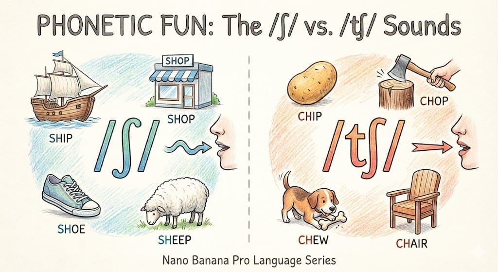 Pronunciation: SH vs CH