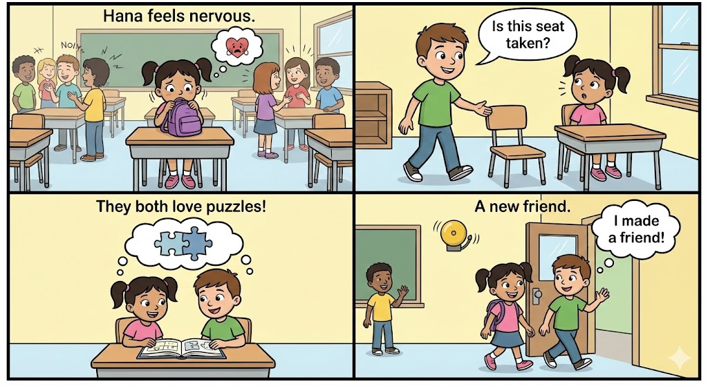 A New Friend at School